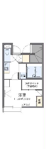 レオパレスヒルの間取り