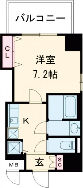 Luxe芦屋南の間取り