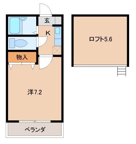 ソレアード喜代の間取り