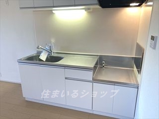 【広島市安佐北区可部のアパートのキッチン】