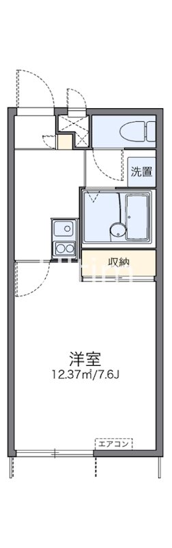 レオパレス鳴滝の間取り