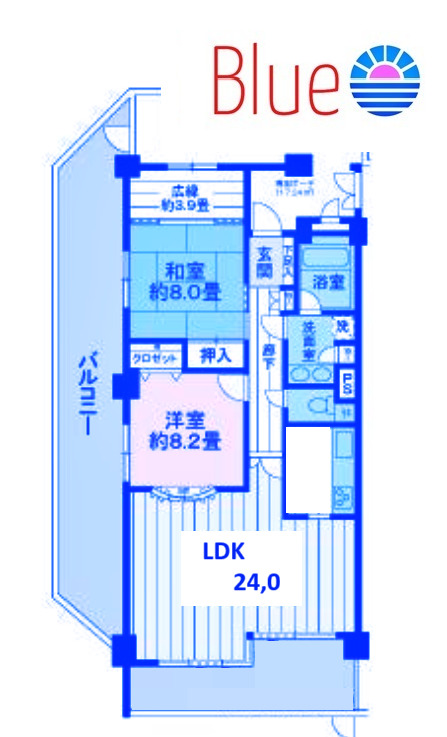 鎌倉市鎌倉山のマンションの間取り