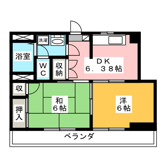 エクセルコートときわの間取り