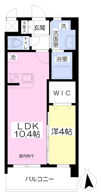 【ＡＧＯＲＡ中原の間取り】