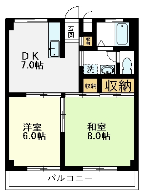 武蔵台レジデンスの間取り