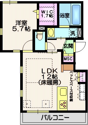 Ｍａｉｓｏｎ　Ａｂｙｓｓｅの間取り