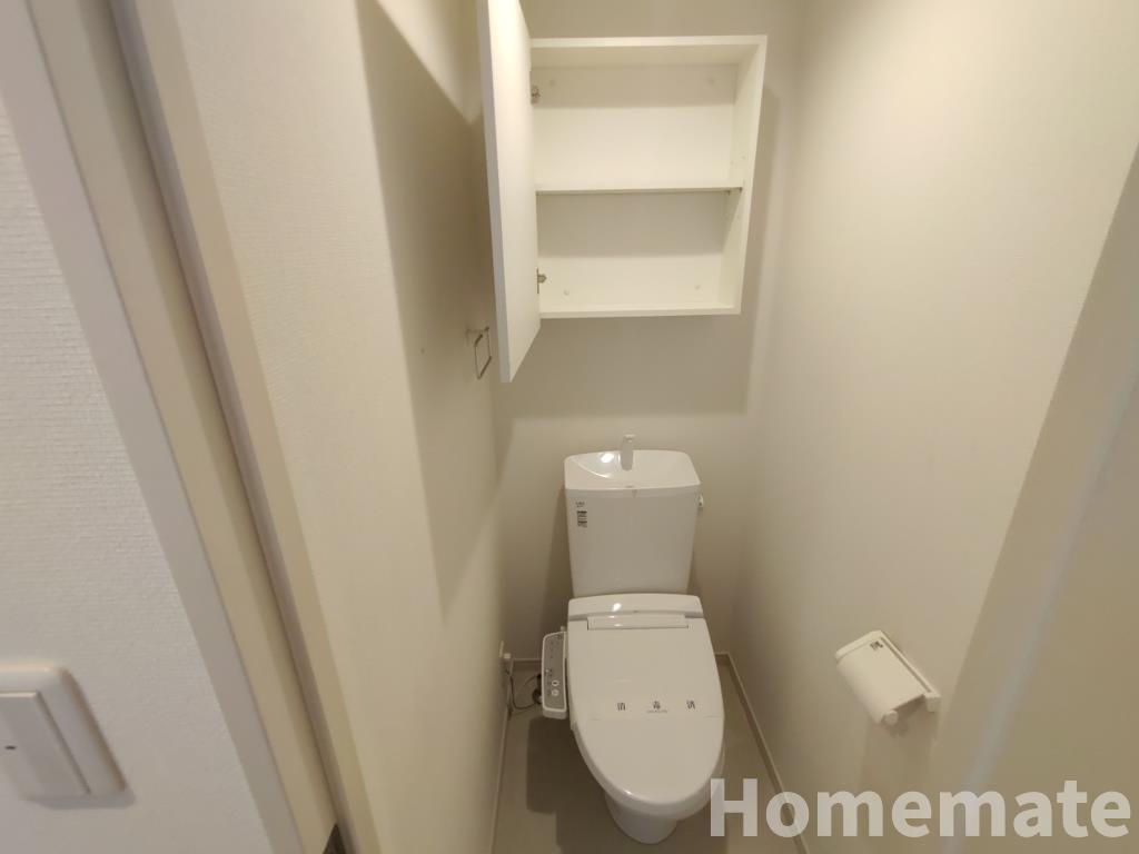 トイレ　ゆったりとした空間のトイレです