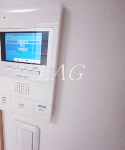 セキュリティ　モニター付きインターホンです。