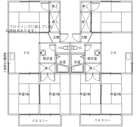 今治市別宮町のアパートの間取り