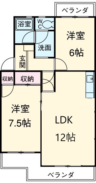 ガーデン緑ヶ丘の間取り