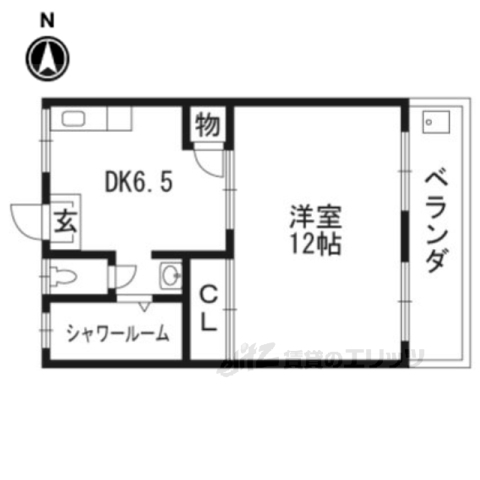 三宅マンションの間取り