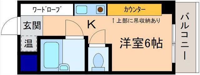 ブルースカイ昭和町の間取り