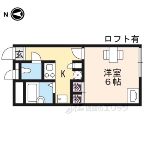 レオパレス亀岡駅前の間取り