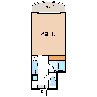 PLAZA寺町II番館の間取り