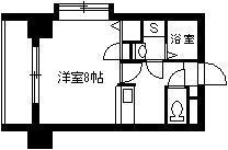 鹿児島市中央町のマンションの間取り