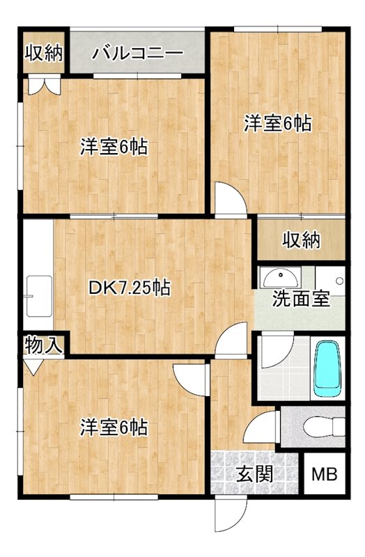 アマデウスVIの間取り