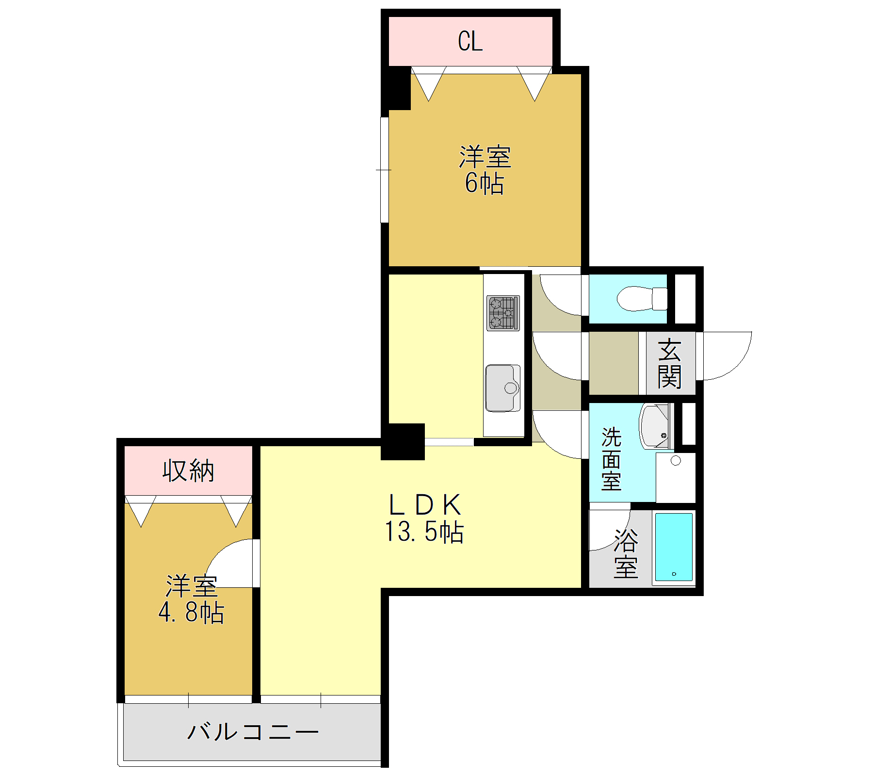 ヴィンテージハウス大和高田の間取り