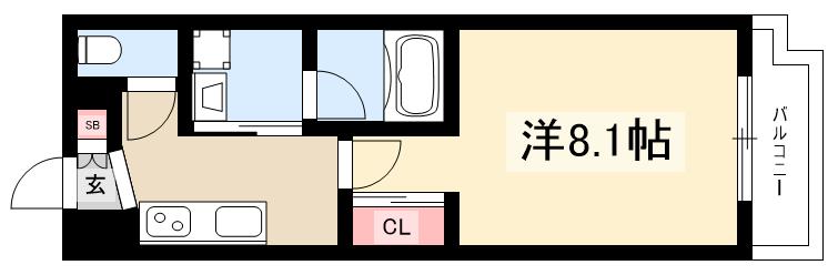 S-FORT熱田六番の間取り