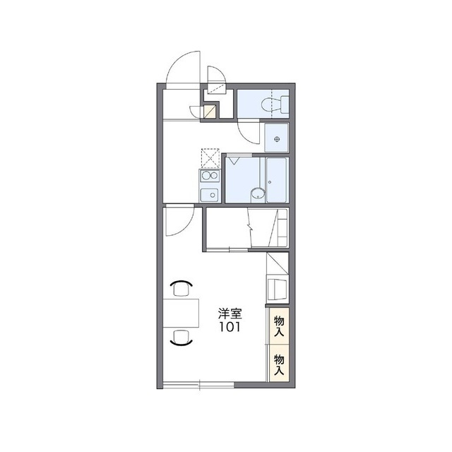 レオパレス小川の間取り