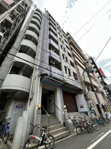 大阪市都島区片町のマンションの建物外観