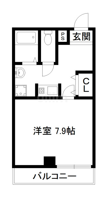 コーポ安田の間取り