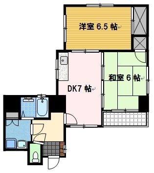 ブランディール鮫島の間取り