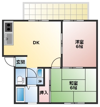 サンシティ藤並Ａの間取り