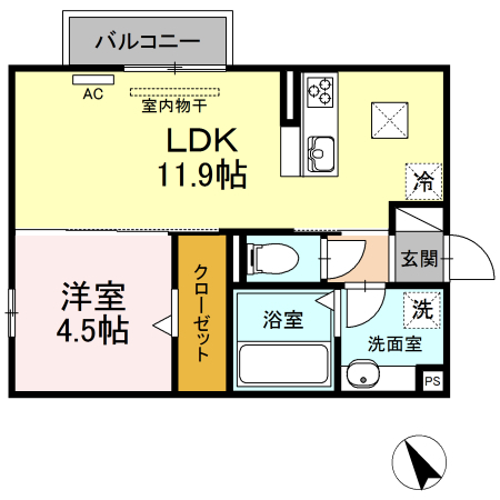 レガーロの間取り