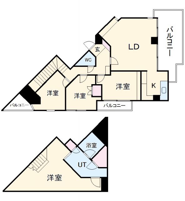 Ｎｓ２１やごとの間取り