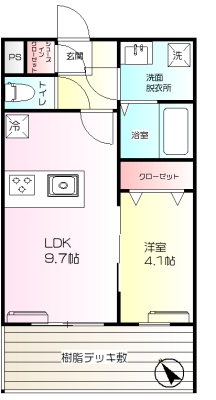 ＡＬＰＳ妙蓮寺の間取り