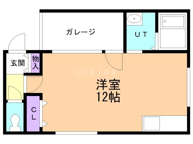 札幌市西区発寒三条のマンションの間取り