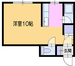 ララコム千歳清水町の間取り