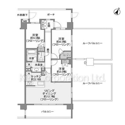 ブランズ南雪谷の間取り