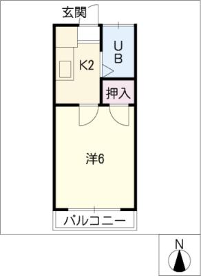 シングルステージ桑名の間取り