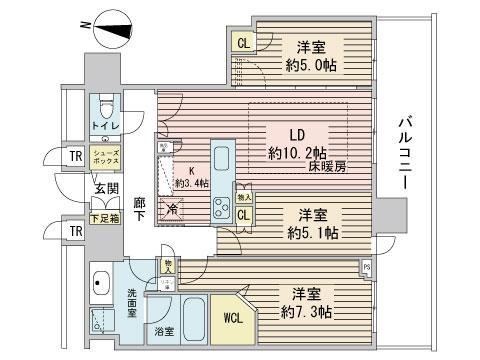 ONE札幌ステーションタワーの間取り