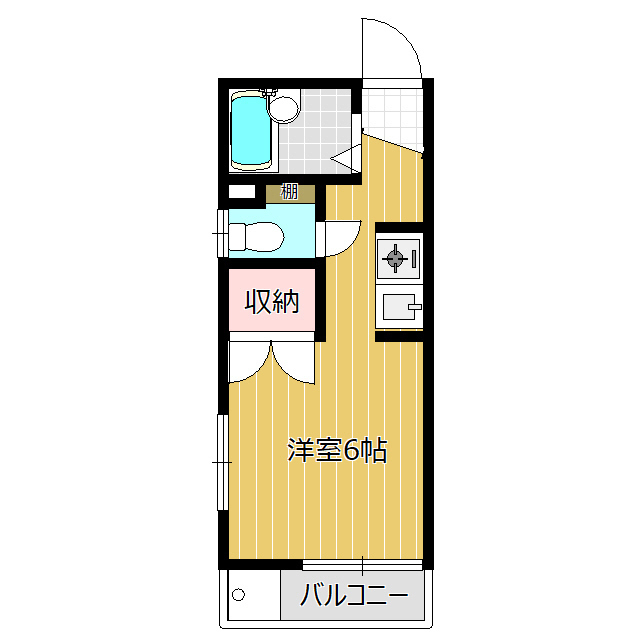 メイプル安東ＦIIの間取り