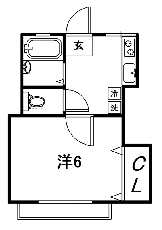 たちばな荘の間取り