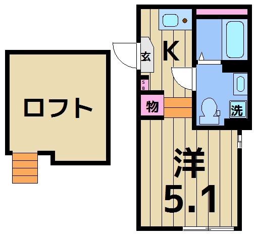 ハーモニーテラス梅田の間取り