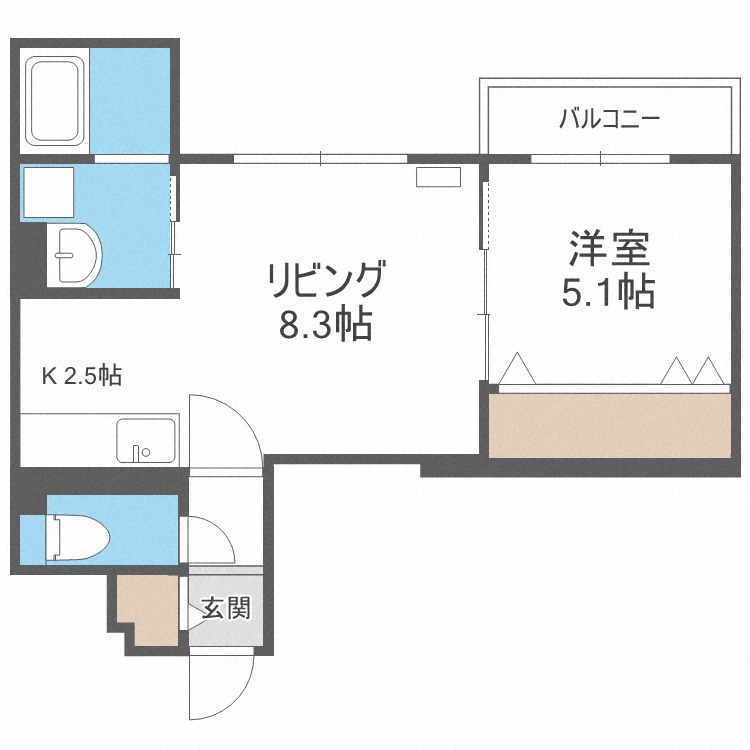 グランメール・シャリテの間取り