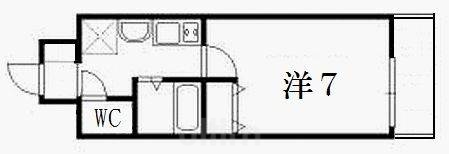 プレサンス京都四条烏丸クロスの間取り