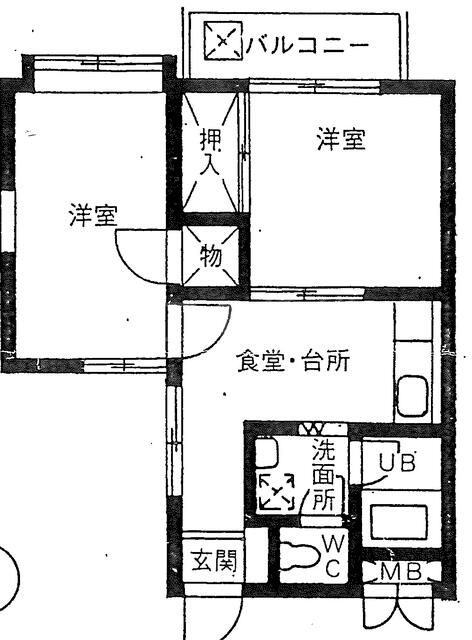 メゾン輝水の間取り