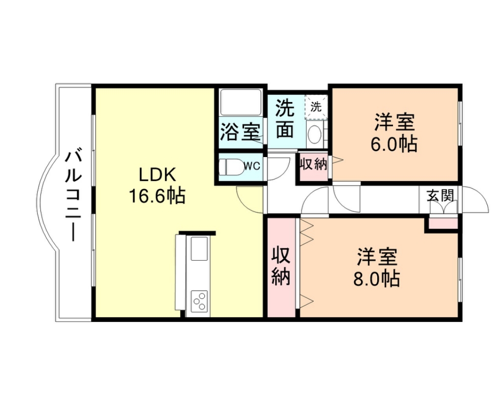 ハートフルマンション壱番館の間取り