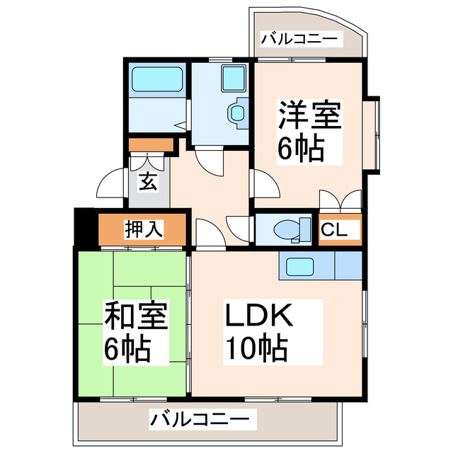 エバンジェルの間取り