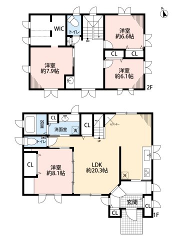 富永町番丈目戸建の間取り