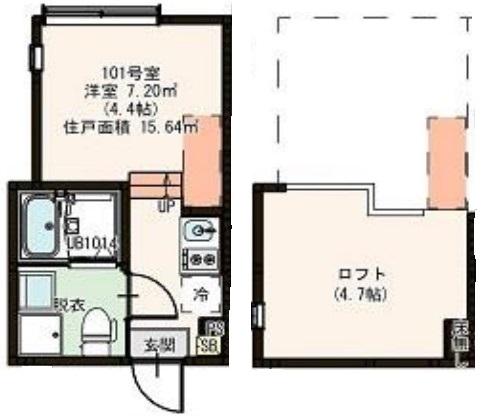 ハーモニーテラス北小岩XVIIIの間取り