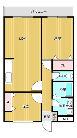 グランドール広見の間取り