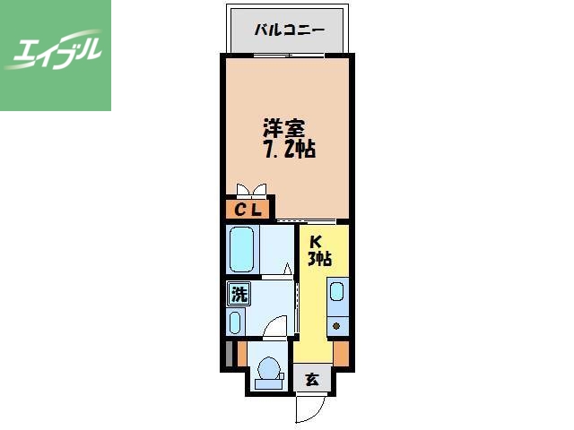 アミティ磨屋通りの間取り