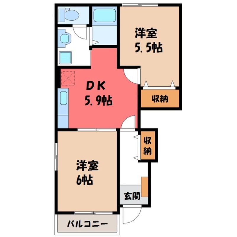 【プロムナード IIの間取り】