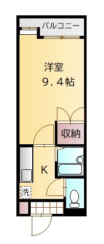 オリエンタル黒髪の間取り