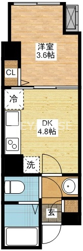 アミティ銅座の間取り